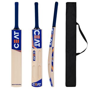 CEAT Full Size Popular Willow Cricket Heavy Bat with Cover
