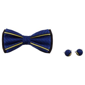 Men's Bowtie and Cufflink Combo