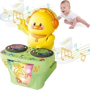 Bump and Go DJ Trendy Duck Dancing Duck with Music and Flashing Lights