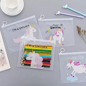 Magical Unicorn Stationary Pouch / Makeup kit / Travel Bag / Organizer / Multipurpose Pouch for Kids