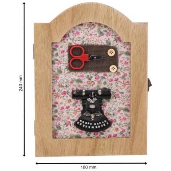 Julia Wooden Showpiece and Key Holder - Image 3