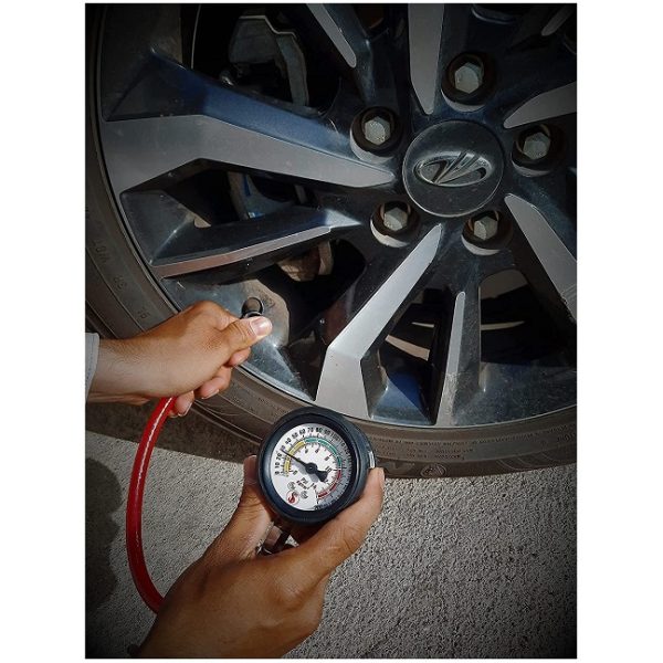 200 PSI Tyre Pressure Gauge for Car, Truck & Motorcycle - Image 2