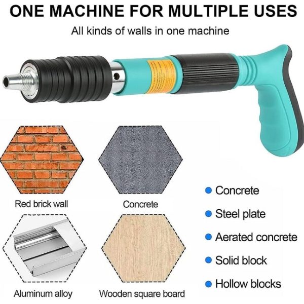 Manual Steel Nail Gun Tool with 12 nails free - Image 4
