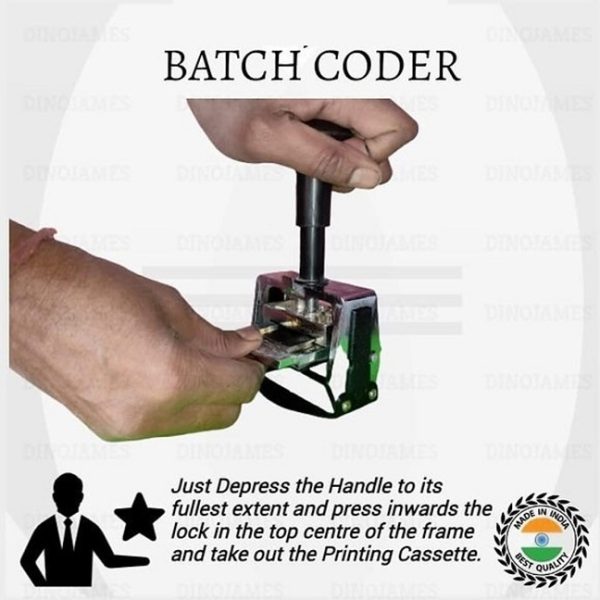 Self Inking Heavy-duty Batch Coding Machine - Letter Size-3mm (Up to 5 Lines) - Image 3