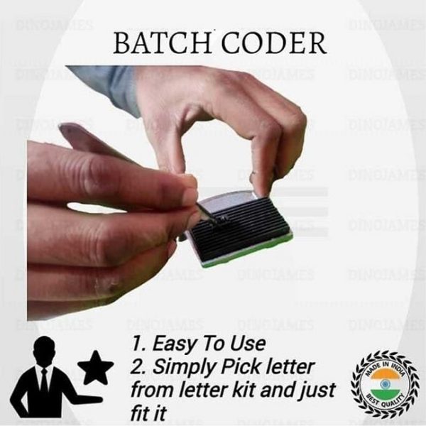 Self Inking Heavy-duty Batch Coding Machine - Letter Size-3mm (Up to 5 Lines) - Image 4