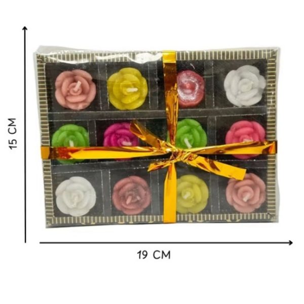 Diacraft Rose Mini Floating Candles (Pack of 12) - Image 4
