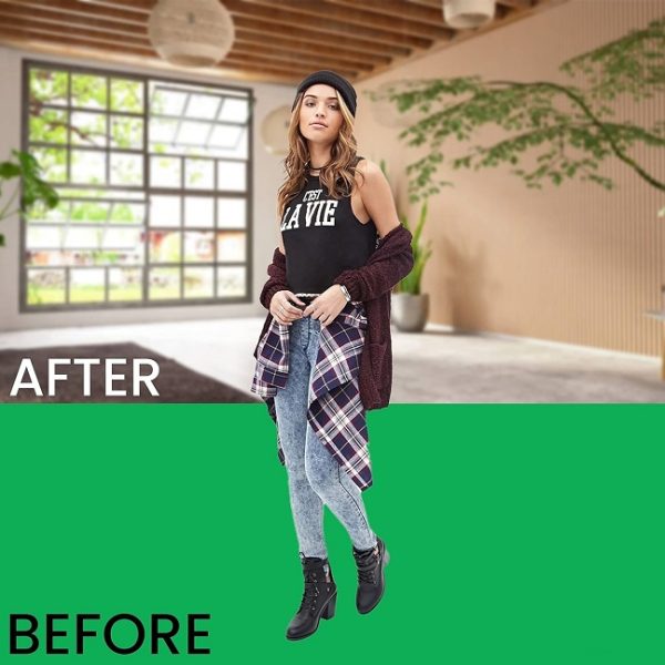 Professional Green Screen Backdrop for Photography Background/ Game Live Steaming / Video Conference (6 x 9 Feet) - Image 2