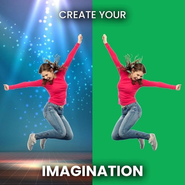 Professional Green Screen Backdrop for Photography Background/ Game Live Steaming / Video Conference (6 x 9 Feet) - Image 3