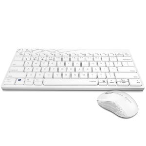 Rapoo 8000M Wireless Multi-Mode Keyboard & Mouse Combo (White)