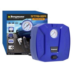 Bergmann 120 Watt Striker Portable Car & Bike Tyre Inflator
