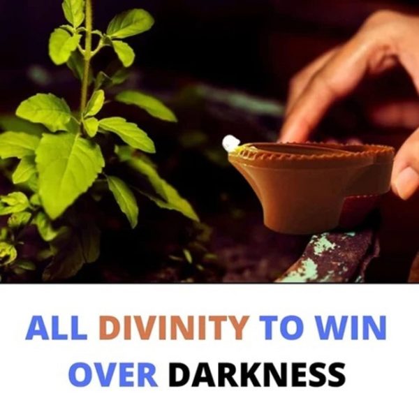 Water sensing LED Magic Diya (just add water and it will glow) - 1 piece - Image 3