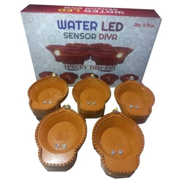 Water sensing LED Magic Diya (just add water and it will glow) - 1 piece - Image 4