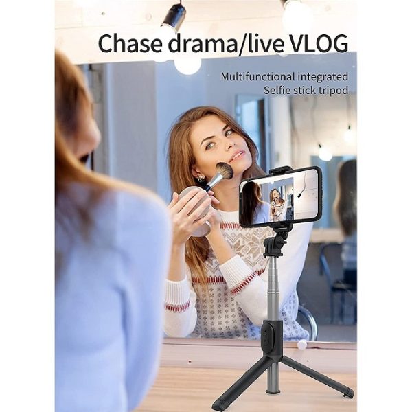 R1 3-in-1 Multifunctional Selfie-Stick with Remote & Tripod Stand - Image 4