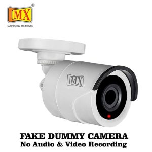 MX Dummy CCTV Bullet Camera with Realistic Look & LED Light