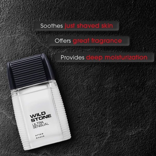 Wild Stone Ultra Sensual After Shave Lotion for Men (100 ml) - Image 3