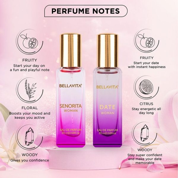 BELLAVITA Date & Senorita Woman Perfume Combo (40 ml) - Image 2