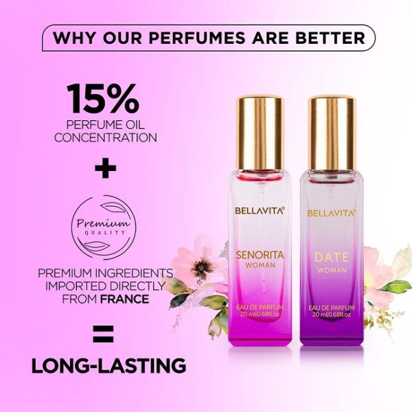 BELLAVITA Date & Senorita Woman Perfume Combo (40 ml) - Image 3