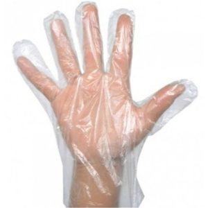 Disposable Transparent Hand Gloves (1 piece)