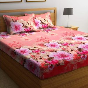 Bombay Dyeing 136 TC Double Floral Bedsheet