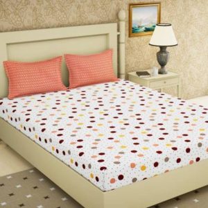Story@Home 120 TC Cotton Double Bedsheet