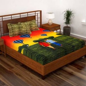 Story@home 186 TC Cotton Premium Double Bedsheet
