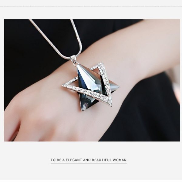 Six Star Crystal Necklace - Image 4