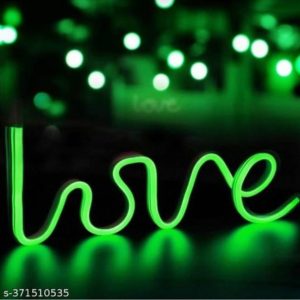 Love LED Neon Light with adaptor (17 inch x 5 inch)