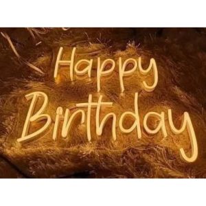 Happy Birthday Neon Light for Birthday Party (large)