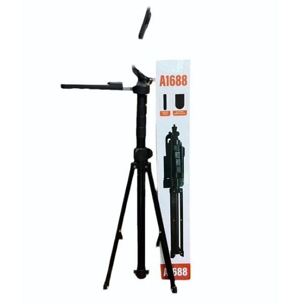 A1688 Tripod with Mobile Holder, Remote & Carry Bag (Payload up to 4 kg)