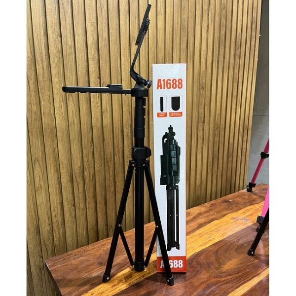 A1688 Tripod with Mobile Holder, Remote & Carry Bag (Payload up to 4 kg) - Image 2