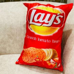 Lays Digitally Printed Reversible Cushion