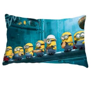 Minion Digital Print Kids Pillow (12X18 Inch)
