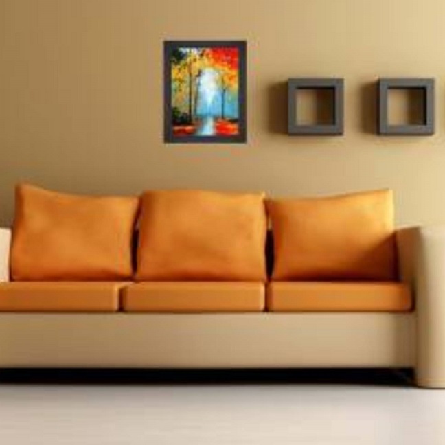 Natural Art Canvas Painting with Frame - Image 3