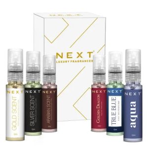 Next Care Luxury Unisex Perfume for Men and Women (Set of 6 - 6 x 10ml)