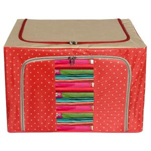 Foldable Underbed Storage Box with Metal Frame (66 Litre)