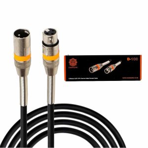 DIGIMORE 20 Feet 3 pin XLR Male to Female Cable (D-100)
