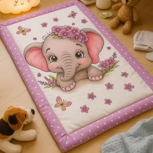 Cute Cartoon Printed Baby Bedding (Random Design) - 1 piece