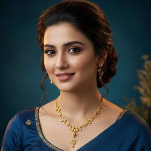 Golden Vine Necklace Set