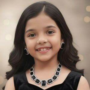 Royal Black Radiance Necklace Set