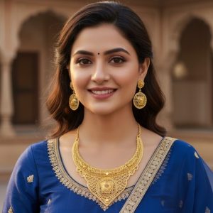 Devi's Golden Treasure Necklace Set