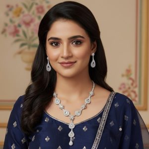 Sterling Zenith Sparkle Necklace Set