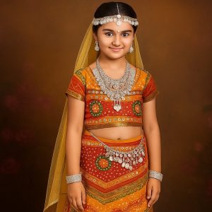 Dandiya Dazzle Gujarati 7 Piece Jewelry Set