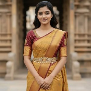 Grand Metal Lakshmi Temple Vaddanam Waist Belt