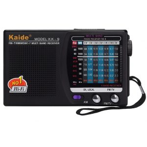 Kaide KK-9 9 Band Retro World Receiver Radio with TV Sound