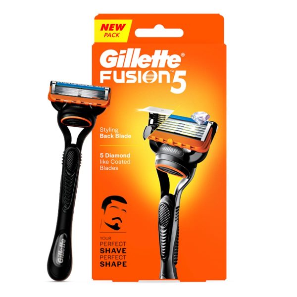 Gillette Fusion 5 Razor with styling back blade – Esteem Deals