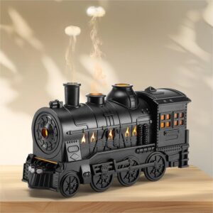 Train Shape Humidifier / Essential Oil Diffuser with Remote, 2 Lights Mode & 2 Mist Mode