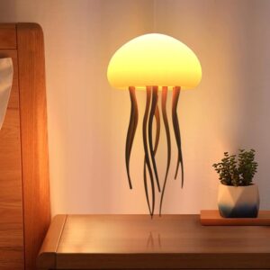 Jellyfish Rechargeable Night Lamp with Voice Control (Hanging + Base)