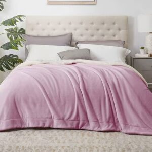 HOMEMONDE Super Soft Single Bed Sherpa Blanket (5 x 7.5 Ft) - 200 GSM