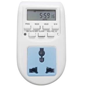 230V 10A Digital Programmable Timer Socket Plug