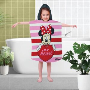 Disney Minnie Heart Kids Bath Towel